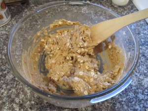 Peanut Butter, Oatmeal and Chocolate Chunk Cookies